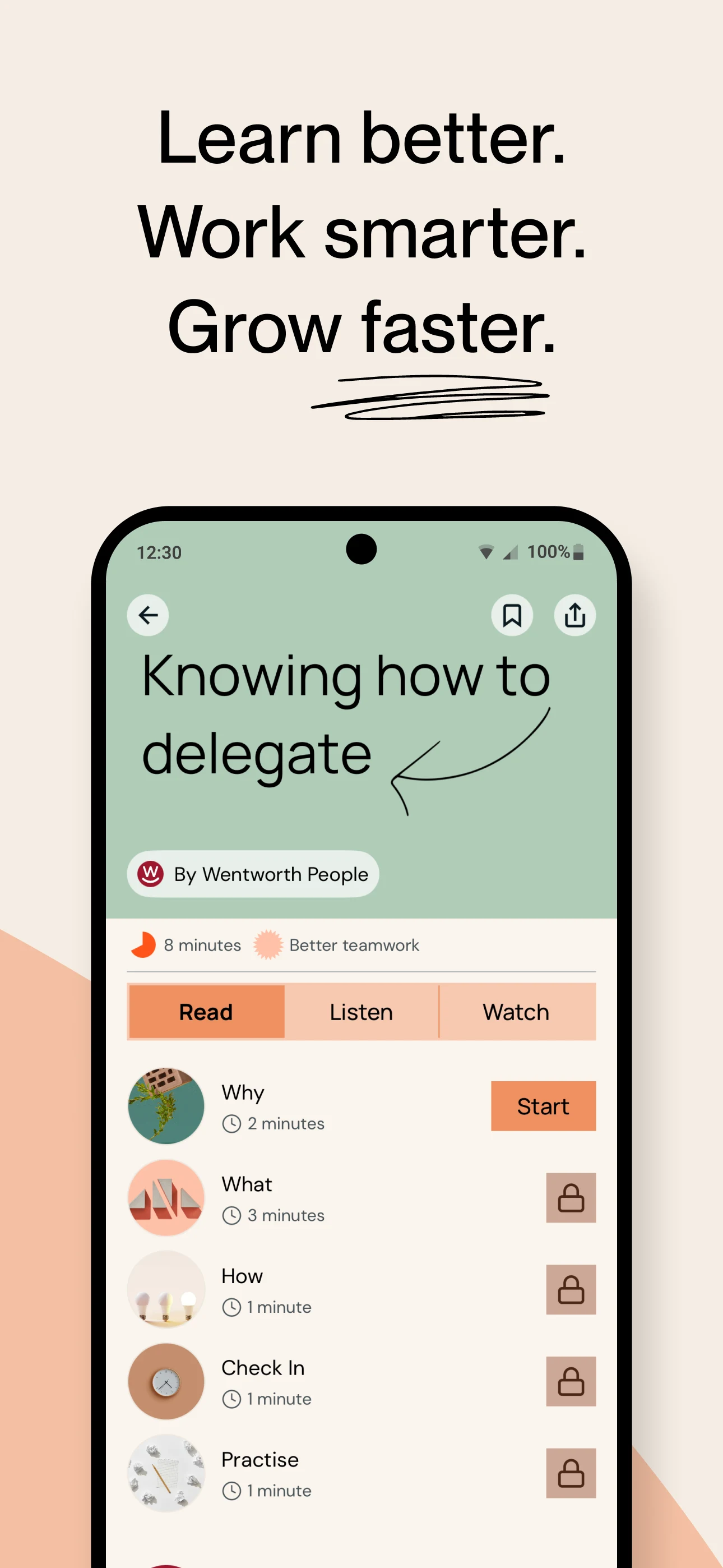 Learna: People Skills. screenshot